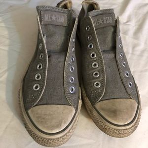Converse all star slip on laceless sneaker.
